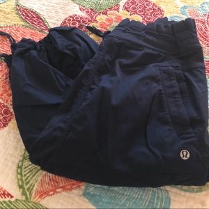 Lululemon Lined Dance Studio Sweatpants Navy Blue